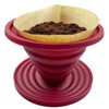 Attsky Collapsible Pour Over Coffee Dripper for Camp Coffee, Reusable