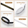 11 Pieces Us UK Ring Mandrel Set, Size 1-13 with