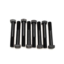 (8) Square Head 3/4-10 x 5 Bolts Unplated A307 1-1/8 Square