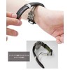 Bambi ZS0008U Leather Buckle, D-Buckle, Thick, Silver, 0.9 inches (22