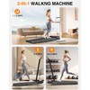 RJOP Walking Pad Treadmill with 8% Incline and Handle Bar,