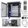 Waterproof Outdoor Electrical Box with Thermostat & Fan, 15.7" H