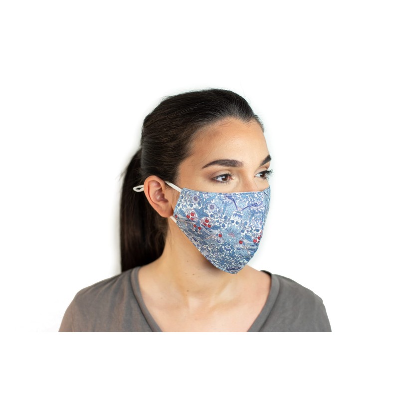 Habac Studio 100% Mulberry Silk and Liberty of London Face