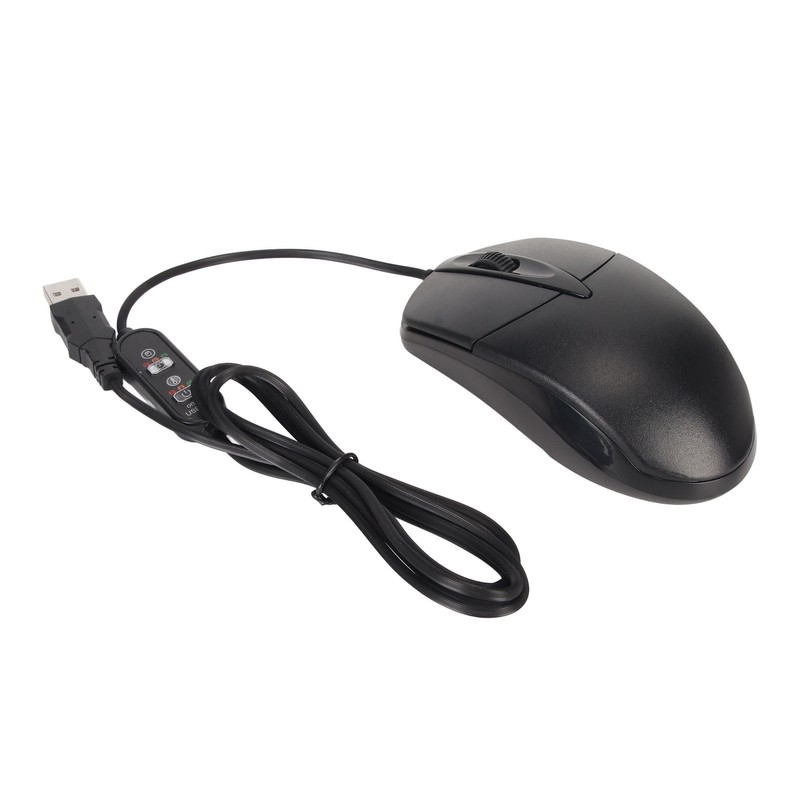 Heated Mouse Temperature Adjustable Timing 1600DPI USB Plug in Heat
