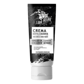 Crema Estilizadora Para Cabello Y Bigote Lobo Negro 150ml