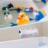 Bathtub Toy Storage Holder - 3 Compartment Horizontal Bath Toy