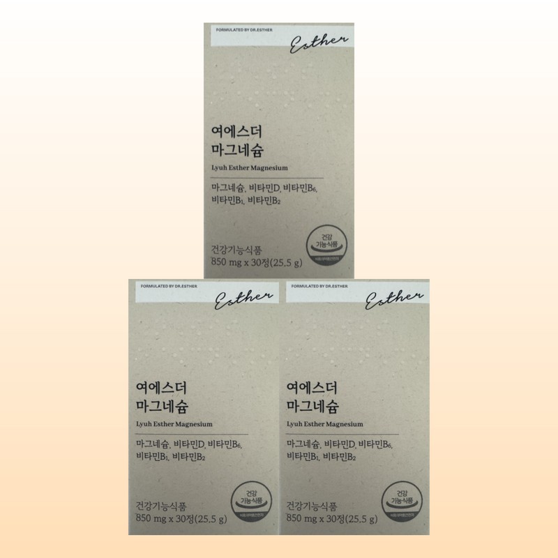 Ye Esther Esther Magnesium Chelate 850mg 30 tablets / 여에스더