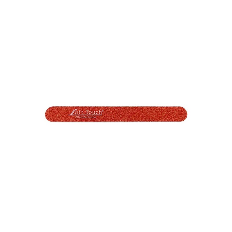 Soft Touch Nail File, Extra Coarse 80 Grit, Durable Red