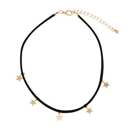 CORHAD Pentagram Pendant Choker Necklace for Women Fashion Leather Rope Chain Elegant Jewelry for Girls Women and Ladies
