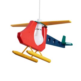 MiniSun Cool Children's Bedroom/Baby Nursery 3D Colourful Helicopter Ceiling Cot Mobile Lamp Pendant Light Shade