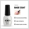 4 En 1 Esmalte De Uñas Geluxe 15ml, Acabado Profesional