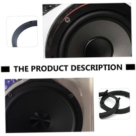 ULTECHNOVO 2pcs Car Speaker Spacer Adapter Pad Durable Audio Mounting Rings for Easy Installation Fits Vehicles No Cutting Drilling Required Enhanced Sound