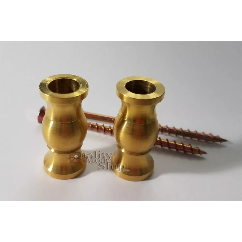 Quality Model Ship Model Ship Display Pedestals - Solid Turned