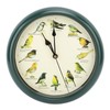 10 Inch Wall Clock Multipurpose Cuckoo Round Silent Punctual Bird