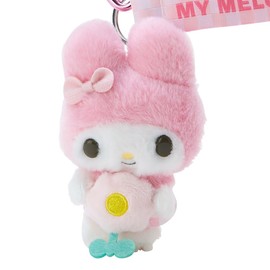 Sanrio My Melody Mascot Holder Pastel Checker, My Melody, 4.3 x 2.6 x 1.6 inches (11 x 6.7 x 4 cm), Character SANRIO 846317