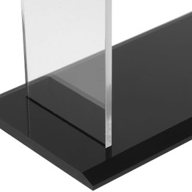 Modelo de Pestañas Profesional Negro para Salón de Belleza y Exhibición Vinilo Acrílico, Adorno de Mostrador, Fácil Mantenimiento y Efecto Decorativo