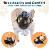BARKLESS Dog Muzzle for Short Snout, Soft English Bulldog Muzzle