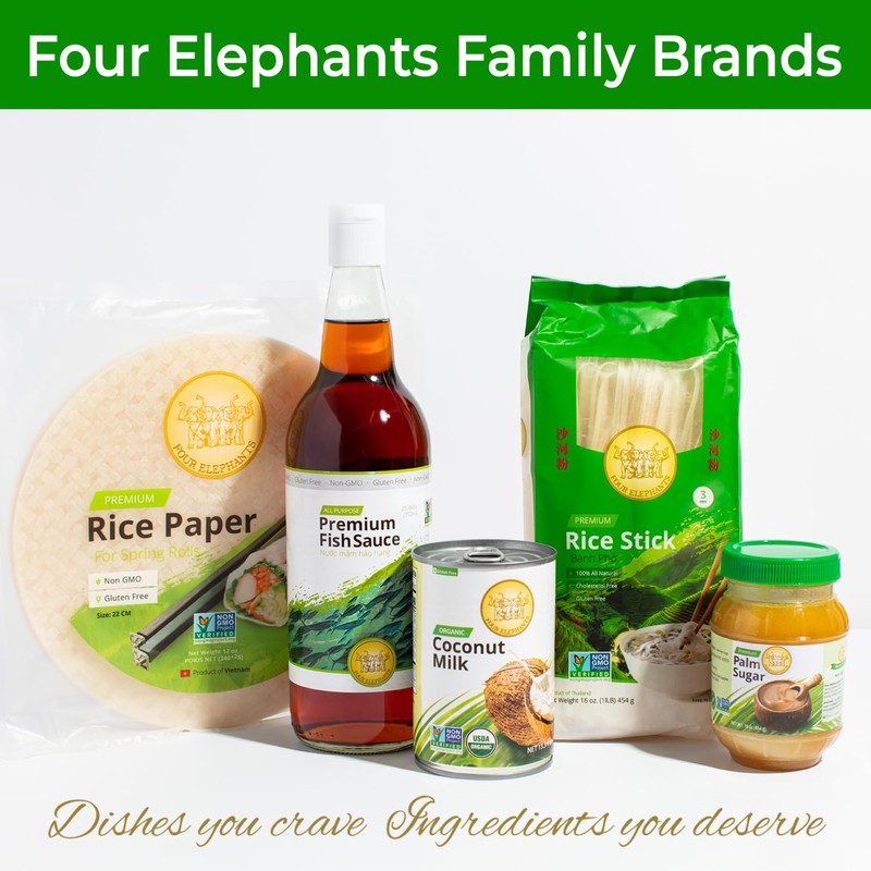 Four Elephants Unsweetened Organic Coconut Milk -13.5 Fl Oz (Canned