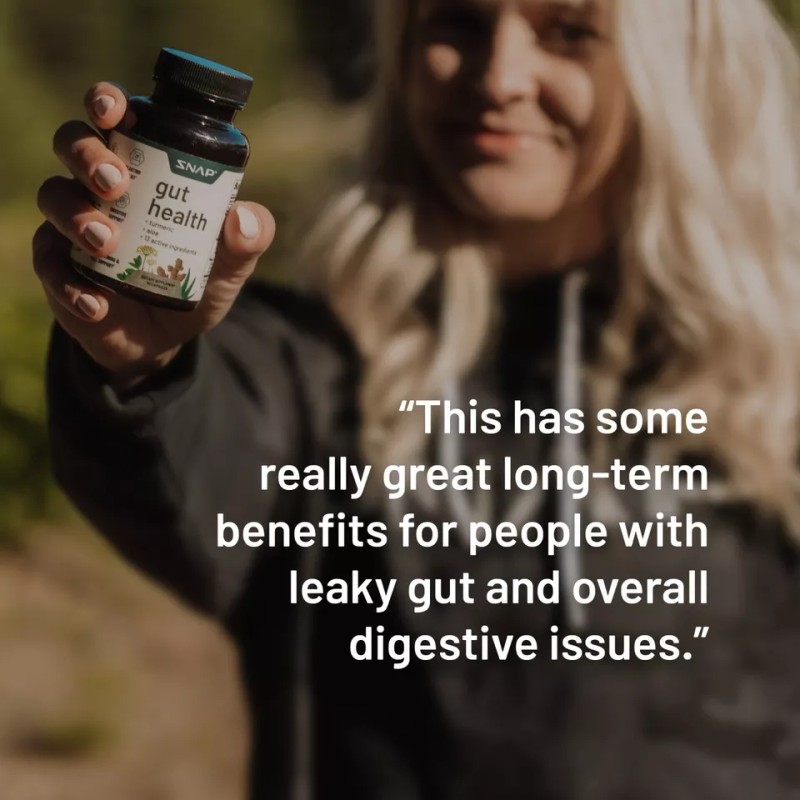 Gut Health Supplements - Digestive Enzymes, Bloating Relief (60 Capsules)