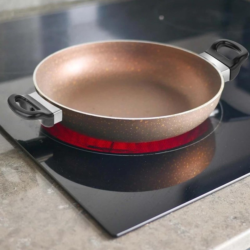 Sndperiexam 2Pcs Black Replacement Handles for Pots, Metal Pressure Pan
