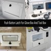 6Pcs Push Button Lock Glove Box Latch with Key,Boat Glove