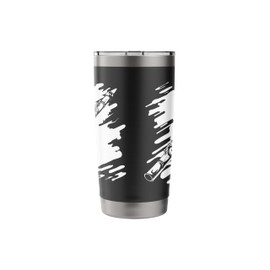 Flute Streetart Aerophone Musical School Stainless Steel Insulated Tumbler