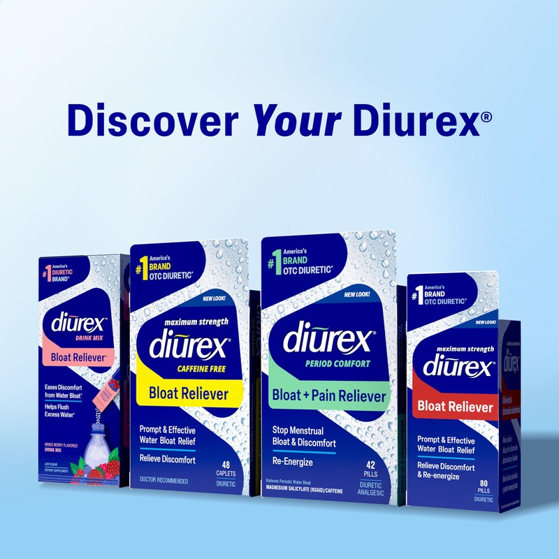Diurex Ultra Re-Energizing Water Pills - Relieve Water Bloat -