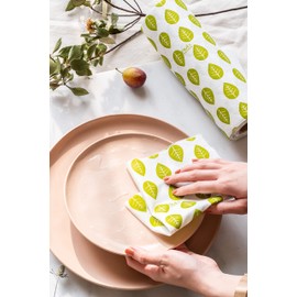 Reusable Kitchen Roll, 1 Roll, 40 Cloths, Washable Bamboo Cloths, 100% Bamboo Viscose, Alternative to Disposable Kitchen Roll, Absorbent and Tear-Resistant, Reusable