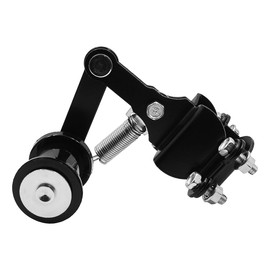 WANGCL Universal Motorcycle Chain Tensioner Adjuster (Black, Iron & Plastic)