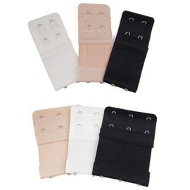 6pcs Women Soft Comfortable Bra 2 Hooks and 3 Hooks Extender