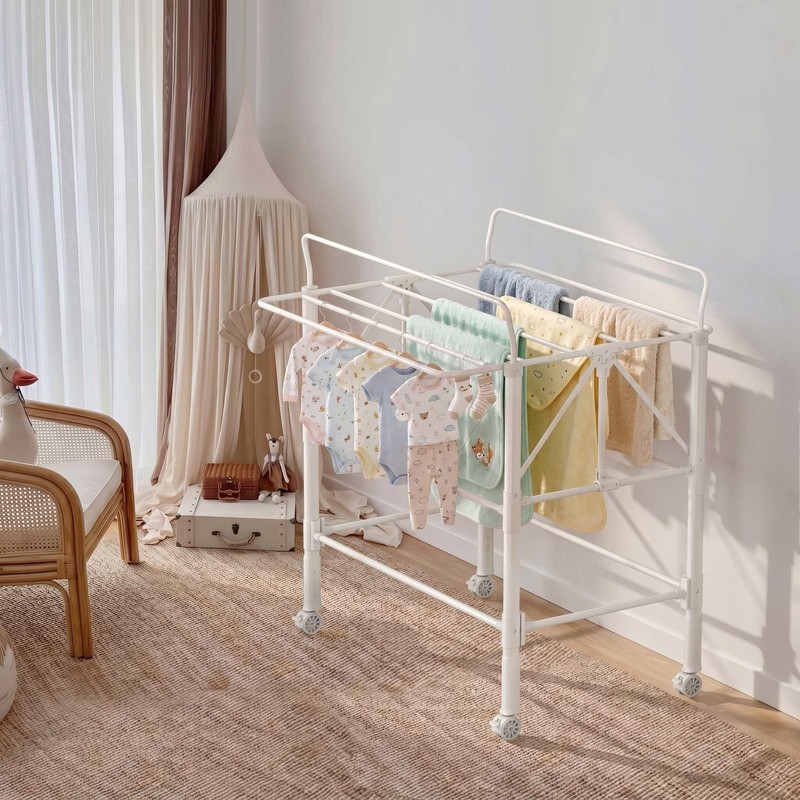 BOLUO Baby Changing Table with 4 Drawers, Waterproof Diaper Changing