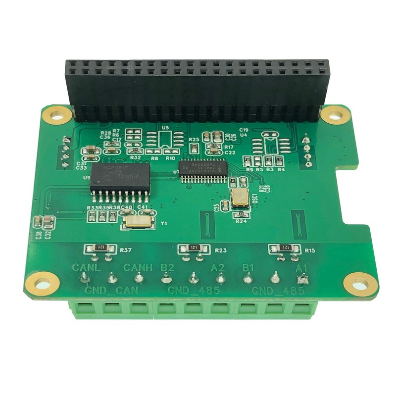 RS485 CAN HAT para Raspberry Pi Via SPI Onboard 1