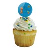 Dinosaur Train T-Rex Buddy Blue Cupcake Picks Toppers Decoration Set