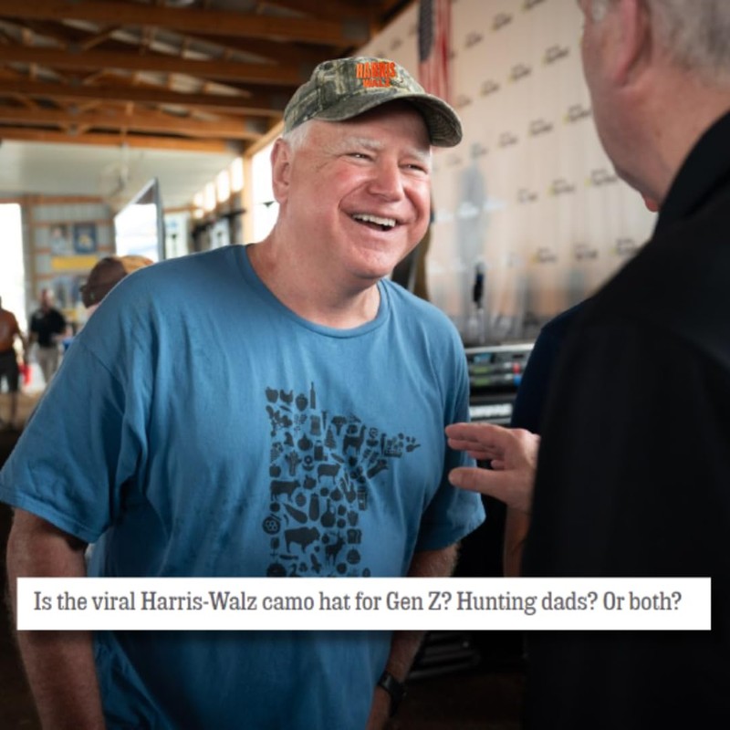 Harris Walz 2024 Hat Camo Embroidered Classic Value Dad Baseball