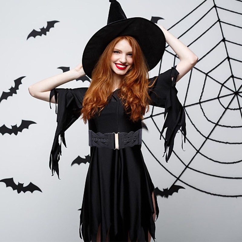 2 Pieces Belt, Elastic Waist Seal, Adjustable Belt For Women,