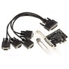 Kalea Informatique PCI Express Card (PCIE) RS232 Series 4 Ports