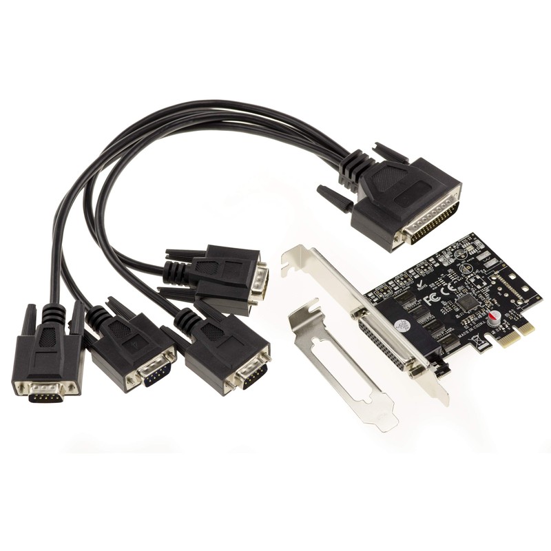 Kalea Informatique PCI Express Card (PCIE) RS232 Series 4 Ports