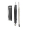 Abcsea Genius Metal Ballpoint Pen, Silver Clip - Black