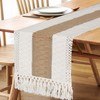 FEXIA Boho Table Runner for Home Decor with Tassels 48