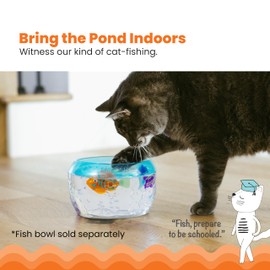 Catstages Meow-smerizing Fish Electronic Cat Toys, 2Pk, Replacement Pack for Meow-smerizing Fish Bowl, Multicolored