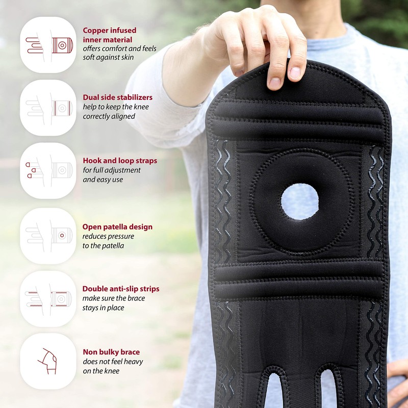 KARM Plus Size Knee Brace for Women & Men Plus
