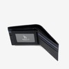 Hazzys (대전신세계)DEDGE블랙 사이드 배색 가죽 2단 반지갑 HJWA2E032BK (Deajeon Shinsegae)