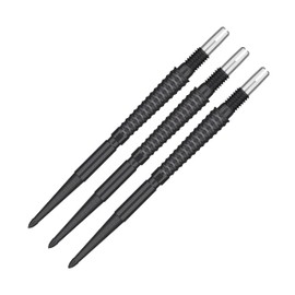 TARGET Darts Swiss Point Storm Dart Points, LNC (3 Pack Set of Tips) 26MM, Black | Change Dart Points, Swiss Storm Points, Professional Darts Accessories