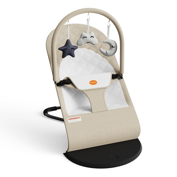 Gryvoth Portable Baby Bouncer Seat for Infants, 0-18 Months, 3