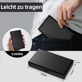 NIVERN Precision Scales 0.01 g Digital Gram Scales with LCD Display - High Precision Letter Scales for Jewellery, Gold, Coffee, Yeast & Herbs - Mini Pocket Scales for Jewelers and Cafés