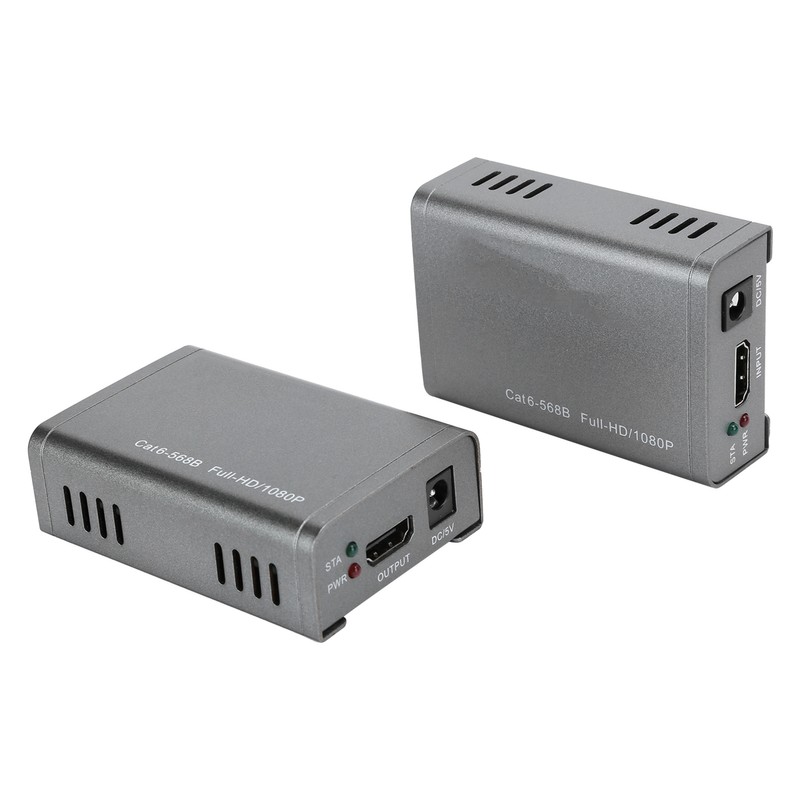 HDMI Extender 60m Online Video Amplification Extend Signal Adapter 100‑240V