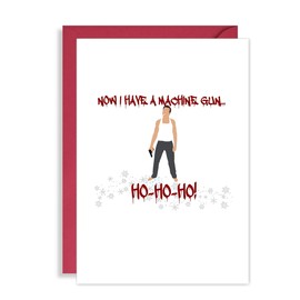 Funny Die Hard Christmas Card - John McClane Movie Quote Holiday Greeting