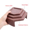 Flushbay Reptile Habitat Décor Hideouts Basking Platform with Ramp for