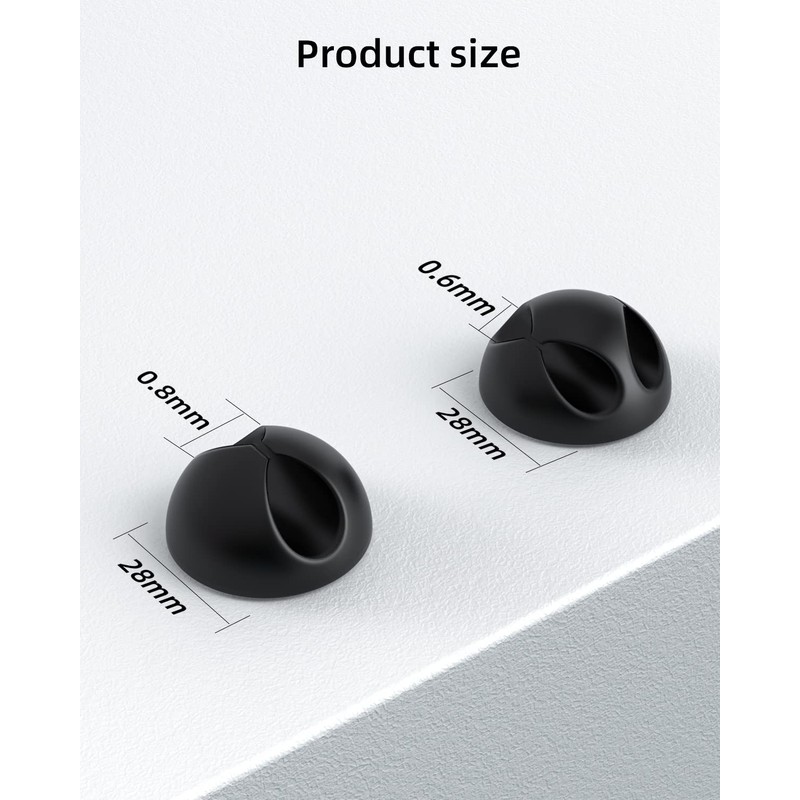 JANREAY Cable Holder Cable Clips, 14 Packs Multi-Purpose Cable Management