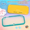 DLseego Case for Switch Lite, Anti Scratch Frosted Translucent White